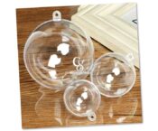 10cm Round Acrylic Ornament Baubles Ball
