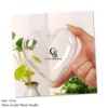 12cm Heart Acrylic Ornament Baubles Ball