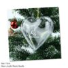 12cm Heart Acrylic Ornament Baubles Ball