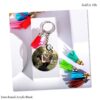 5cm Round Acrylic Blank Keychain