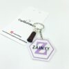 5cm Hexagon Acrylic Keychain Blanks