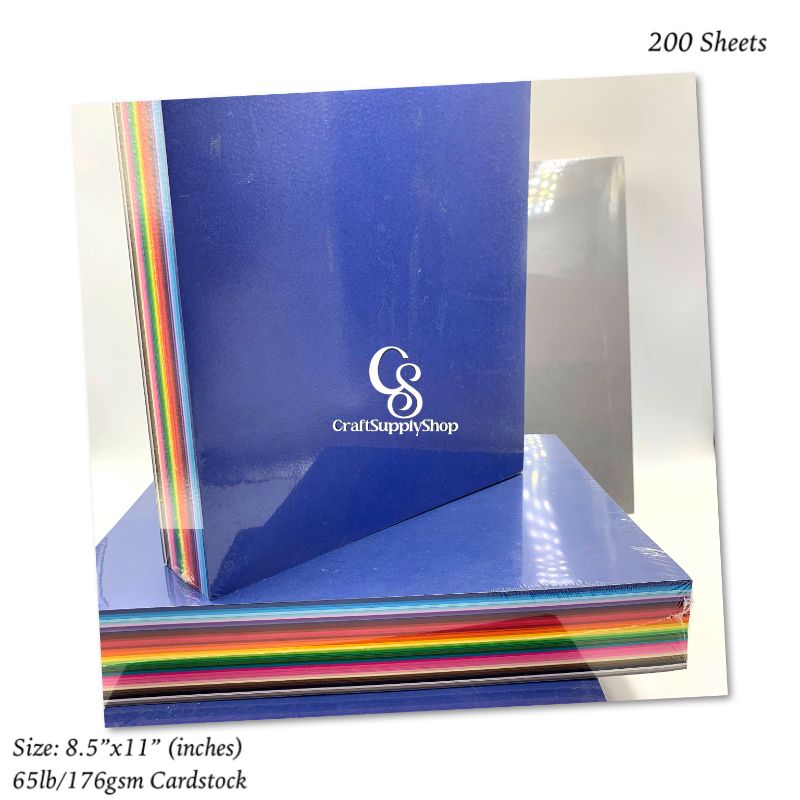 65lb 176gsm Cardstock 200pcs Pack (1) 65lb 176gsm Cardstock 200pcs Pack