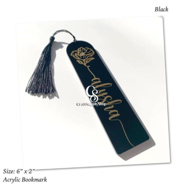 Blank Acrylic Bookmark 6inch by 2 inches