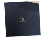 Black textured cardstock 230gsm