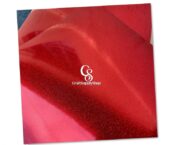 Bright Red Mirror Glitter Cardstock (5)