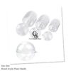 Clear Plastic Christmas Baubles - 8cm Fillable Ornaments - DIY Transparent Christmas Decorations