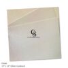 Cream 300gsm glitter cardstock