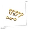 Gold Eye Screws - 5x10mm