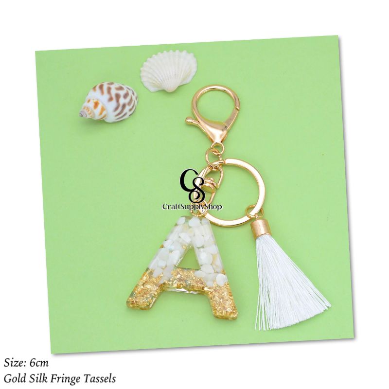 Gold & Silver Lobster Clasp Keyring (4)