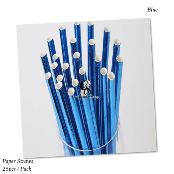 Metallic Foil Paper Straws