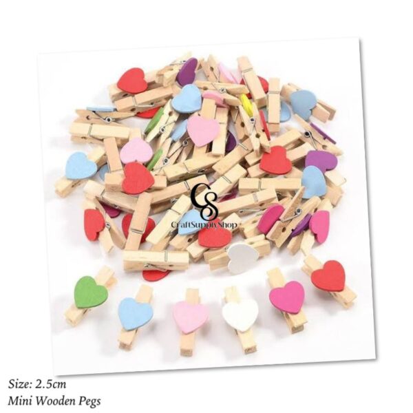 Mini Wooden Pegs