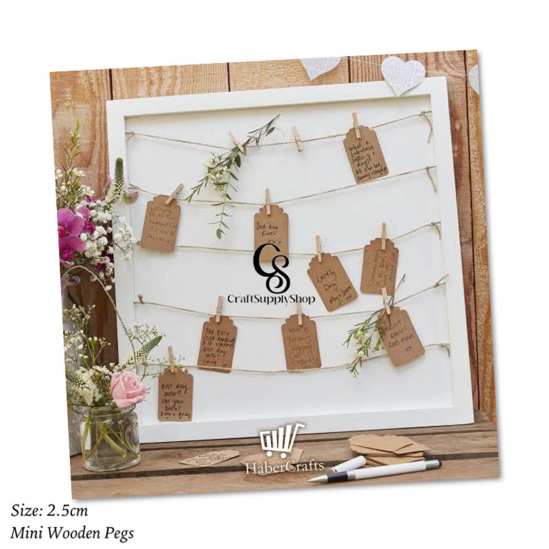 Mini Wooden Pegs (13) Mini Wooden Pegs