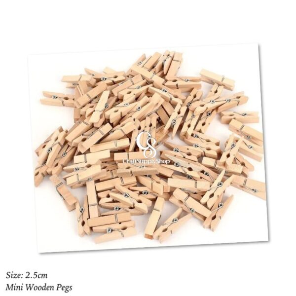 Mini Wooden Pegs