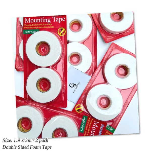 Mounting Double sided foam tape 2 pack