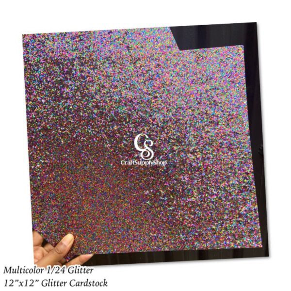 Multicolor 124 Glitter Cardstock 300gsm