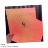 Orange Glitter Cardstock 300gsm