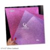 Lilac Glitter Cardstock 300gsm (8)