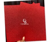 Red Glitter Cardstock 300gsm
