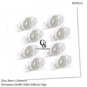 Refills for Permanent Double sided adhesive tape roller