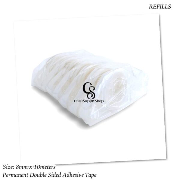 Refills for Permanent Double sided adhesive tape roller