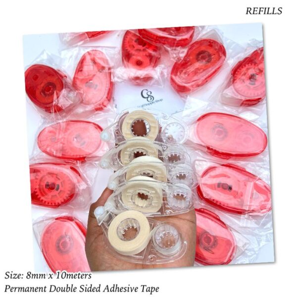 Refills for Permanent Double sided adhesive tape roller