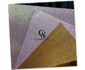 Rosegold Glitter Cardstock 300gsm
