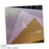 Rosegold Glitter Cardstock 300gsm