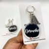 5cm Round Acrylic Blank Keychain