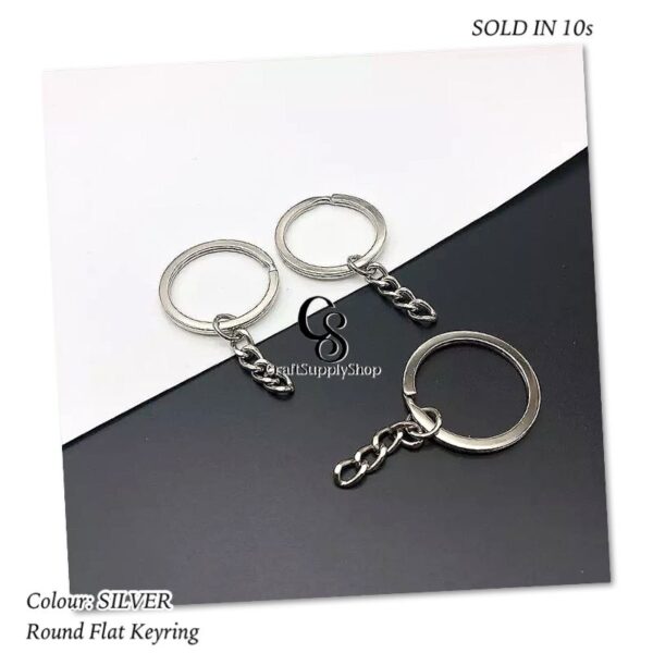 Round Keychain Keyring