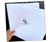 White 230gsm Textured Cardstock