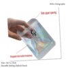 10.5cm x 15CM Holographic Ziplock Pouch for Jewelry, Gadget, Keychain, Resinart, Makeup