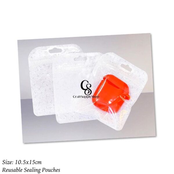 10.5cm x 15cm reuasable Ziplock Pouch