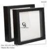 10x10 inch Black Shadow Box Frame 3cm