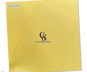 230gsm Yellow textured cardstock