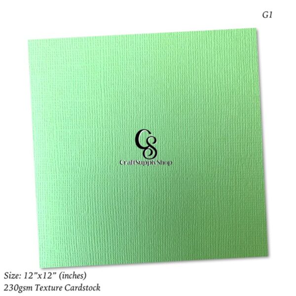 230gsm Green Textured cardstock