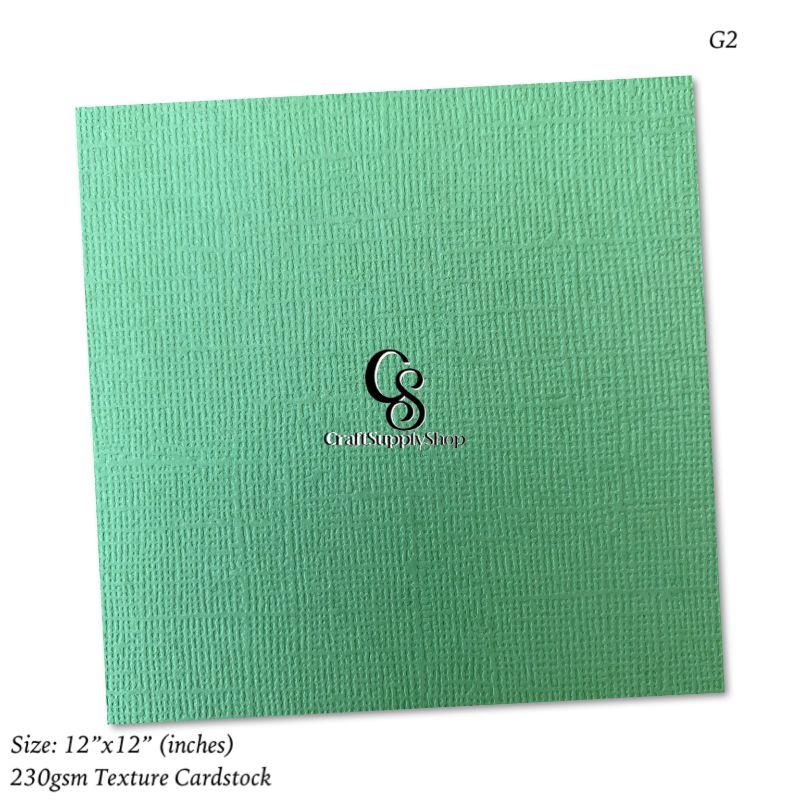 230gsn Green Textured cardstock (3) 230gsm Green Textured cardstock