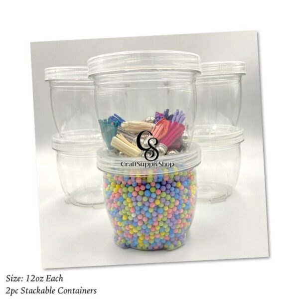 12oz Stackable Containers - 2pc set