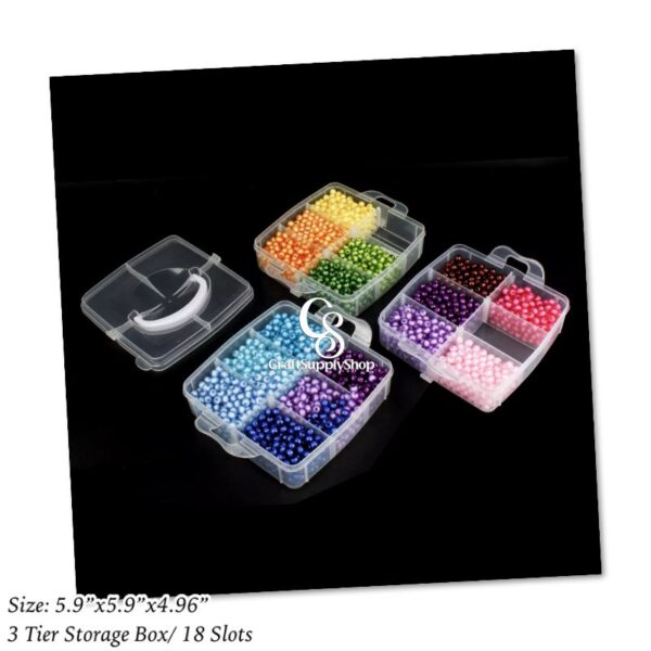 3-tier snap storage bead box