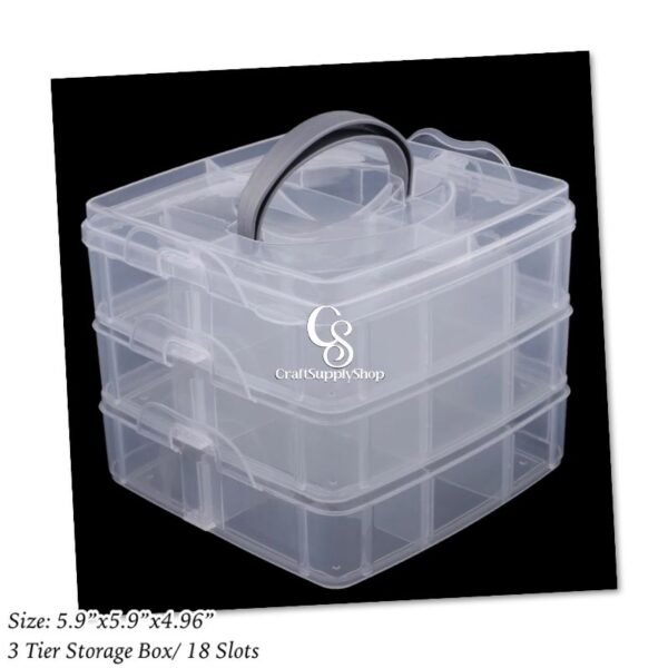 3-tier snap storage bead box