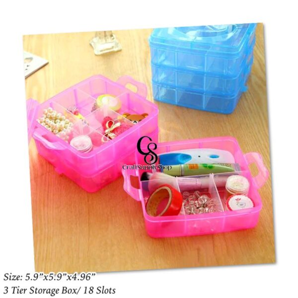 3-tier snap storage bead box