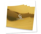 300gsm Mirror Gold Carstock 12 x 12 inches