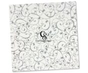 300gsm Pattern Silver Glitter