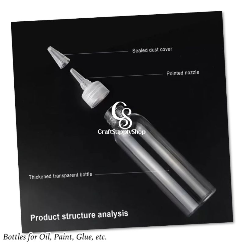 30ml 50ml Beak Long Tip bottles (6) 30ml 50ml Beak Long tip Squeeze Bottle