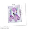 3pc Set Titanium Scissors 23.6cm 21.3cm 14.3cm