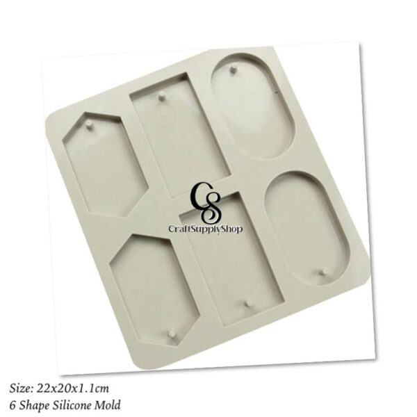 shape Resin silicone Keychain Mould