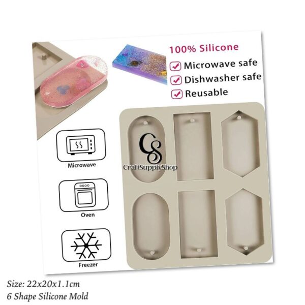 shape Resin silicone Keychain Mould