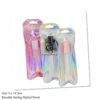 Rainbow Bags, Reusable Foil Pouch Makeup Brush Zip Lock Bag Double-Sided Zipper Lock Bag Mylar Bags for Household Food Storage Jewelry Bracelet Earrings Eyelash Packaging