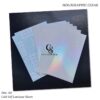 A4 Clear Rainbow Holographic Self Laminating Sheets