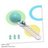 2 Extra blades CraftSupplyShop Manual Round Paper Cutter & Compass Circle Cutting Tool - Blade for DIY Crafting, Scrapbooking, Patchwork, Card Making - Portable Circle Cutter for Paper, Kraft Board, Photo Paper