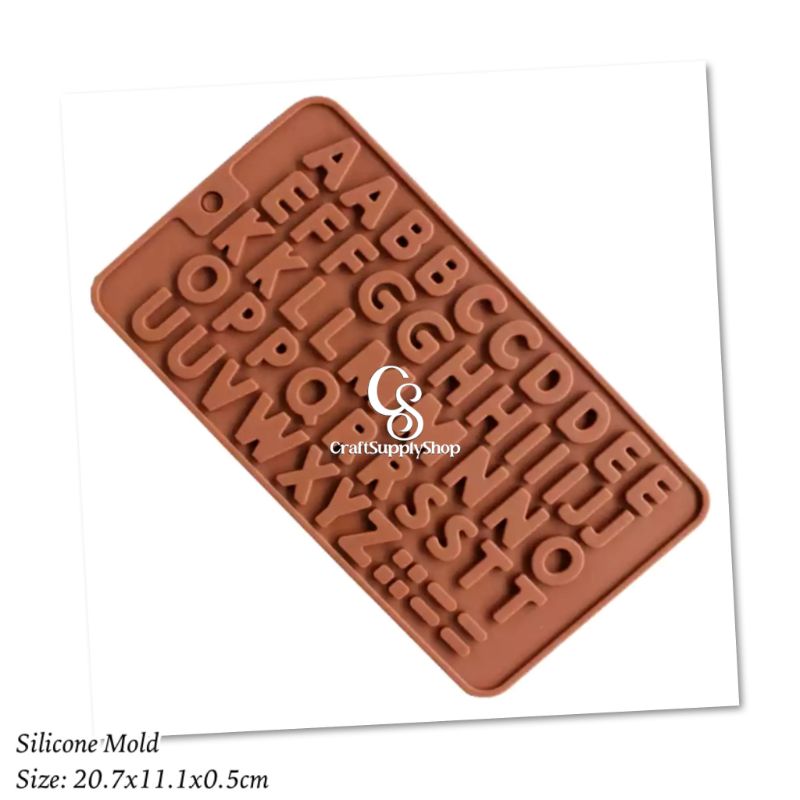 Alphabet Silicone Mould
